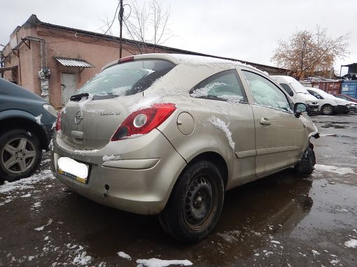 Поступление в авторазбор авто Опель Корса 2007г